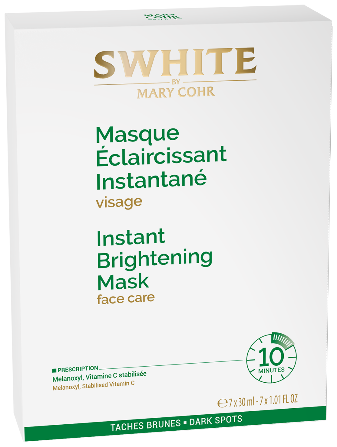 10 minutes Brightening mask 7 pack